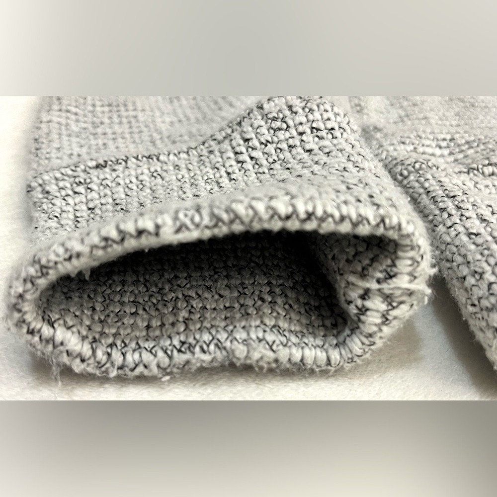 90 Degrees by Reflex Women’s Gray Cotton Blend Crop Cowl Neck Sweater XL - Picture 16 of 16
